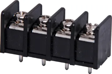 4 Way PCB Mount Terminal Pin Spacing: 8.25mm
Current Rating: 15A at 300V
Solder Pins: Tin Plated Brass
Screw: Nickel Plated Steel
Housing: Polyamide UL94V-O, Black