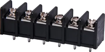 6 Way PCB Mount Terminal Pin Spacing: 8.25mm
Current Rating: 15A at 300V
Solder Pins: Tin Plated Brass
Screw: Nickel Plated Steel
Housing: Polyamide UL94V-O, Black