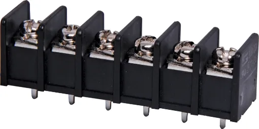 Pin Spacing: 8.25mm
Current Rating: 15A at 300V
Solder Pins: Tin Plated Brass
Screw: Nickel Plated Steel
Housing: Polyamide UL94V-O, Black