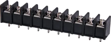 10 Way PCB Mount Terminal Pin Spacing: 8.25mm
Current Rating: 15A at 300V
Solder Pins: Tin Plated Brass
Screw: Nickel Plated Steel
Housing: Polyamide UL94V-O, Black
