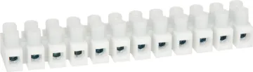12 Way 24A 450V Terminal Block   Standard type, rated 450V @ 24A