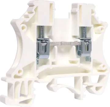 20A 2.5mm White DIN Rail Terminal Designed to be ganged together to form as many poles as required to suit your application. Suitable for 2.5mm top hat and asymmetrical “G” Type DIN rail mounts. 
600V rated. White.