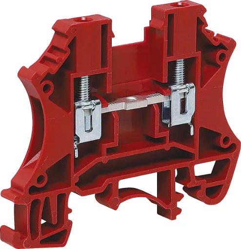 Designed to be ganged together to form as many poles as required to suit your application. Suitable for 35mm top hat and asymmetrical &quotG&quot Type DIN rail mounts. 600V rated.