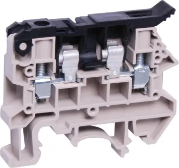 35A 4mm Grey Fused DIN Rail Terminal  Designed to be ganged together to form as many poles as required to suit your application. Suitable for 35mm top hat and asymmetrical "G" Type DIN rail mounts. 600V rated. Accepts M205 fuses
