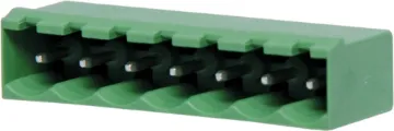 7 Way 5.08mm Vert. PCB Mount Boxed Pluggable Skt 7 Way.
Vertical Mount Boxed
Rated 10A at 300V