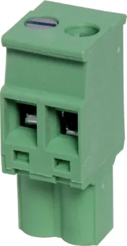 2 Way 5.08mm Vert. Pluggable Terminal Plug Screw Terminal Plugs
Rated 10A at 300V.
Cable hole entry size up to 4mm2 or 12AWG.