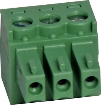3 Way 3.81mm Pluggable Terminal Plug Screw Terminal Plugs
Rated 8A at 150V.
Cable hole entry size up to 1.5mm2 or 28-16AWG.