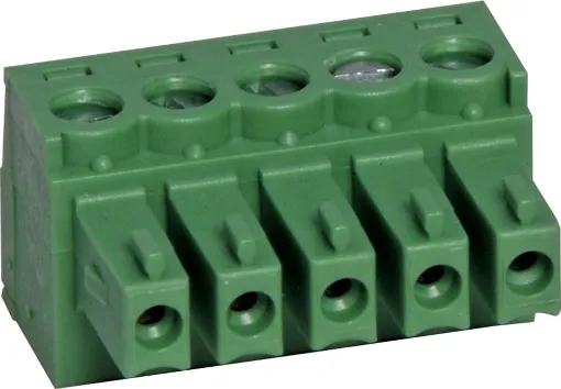 Screw Terminal Plugs
Rated 8A at 150V.
Cable hole entry size up to 1.5mm2 or 28-16AWG.