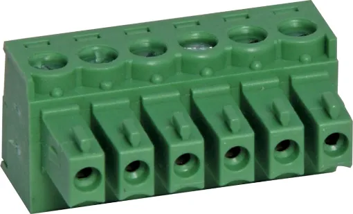 Screw Terminal Plugs
Rated 8A at 150V.
Cable hole entry size up to 1.5mm2 or 28-16AWG.