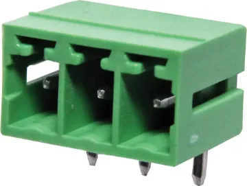 3 Way 3.81mm Horiz. PCB Mnt Boxed Pluggable Skt 3 Way.
Horizontal Mount Boxed
Rated 8A at 150V.