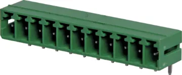 11 Way 3.81mm Horiz. PCB Mnt Boxed Pluggable Skt 11 Way.
Horizontal Mount Boxed
Rated 8A at 150V.