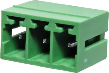 3 Way 3.81mm Vert. PCB Mnt Boxed Pluggable Skt 3 Way.
Vertical Mount Boxed
Rated 8A at 150V