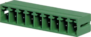 9 Way 3.81mm Vert. PCB Mnt Boxed Pluggable Skt 9 Way.
Vertical Mount Boxed
Rated 8A at 150V