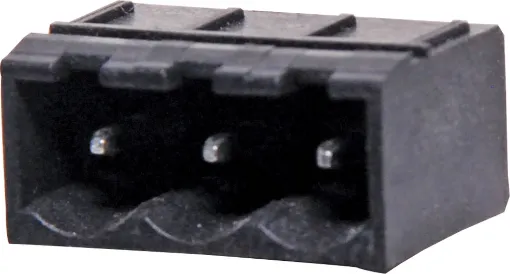 Constructed from high temperature plastic suitable for reflow soldering. 

Vertical Mount Boxed
Rated 10A at 300V
PCB pin diameter 1.2mm.