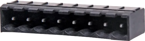 Constructed from high temperature plastic suitable for reflow soldering. 

Vertical Mount Boxed
Rated 10A at 300V
PCB pin diameter 1.2mm.