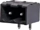 2 Way 5.08mm Horiz. PCB Mount Boxed Reflow Skt Constructed from high temperature plastic suitable for reflow soldering. 
Boxed Horizontal Mount
Rated 10A at 300V