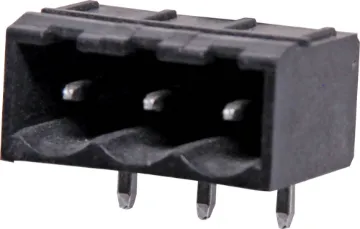 3 Way 5.08mm Horiz. PCB Mount Boxed Reflow Skt Boxed Horizontal Mount
Rated 10A at 300V
PCB pin diameter 1.2mm.