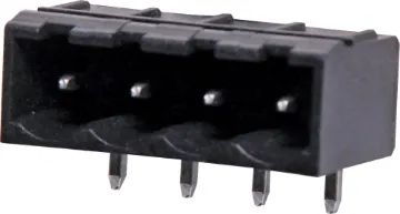 4 Way 5.08mm Horiz. PCB Mount Boxed Reflow Skt Boxed Horizontal Mount
Rated 10A at 300V
PCB pin diameter 1.2mm.