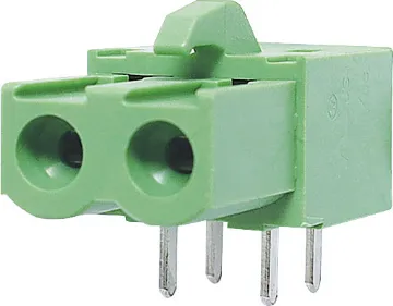 2 Way 5.08mm Horiz. PCB Mount Pluggable Header Pitch: 5.08mm
Rated 12A at 300V
Horizontal Mount