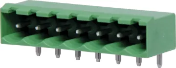 7 Way 5mm Horiz. PCB Mount Boxed Pluggable Skt 7 Way.
Horizontal Mount Boxed.
Rated 10A at 300V.