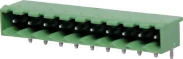 10 Way 5mm Horiz. PCB Mnt Boxed Pluggable Skt 10 Way.
Horizontal Mount Boxed.
Rated 10A at 300V.