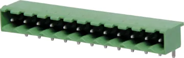 12 Way 5mm Horiz. PCB Mnt Boxed Pluggable Skt 12 Way.
Horizontal Mount Boxed.
Rated 10A at 300V.