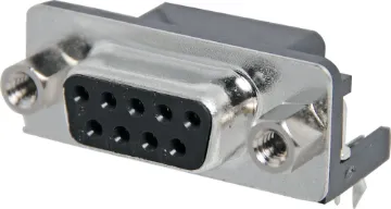 DE9 Female PCB Mount 90 Deg. OUPIIN D-Series and Flat Cable Connectors are utilised worldwide in digital and computer-based applications. They feature low contact resistance, excellent mechanical characteristics and long term reliability.