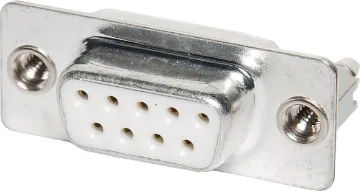 DE9 Female PCB Mount With Board Locks Fitted with PCB board locks for added strength. Available in DE9 male or female. Oupiin Series: 7905