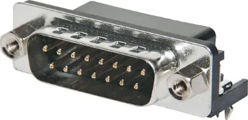 DA15 Male PCB Mount 90 Deg. OUPIIN D-Series and Flat Cable Connectors are utilised worldwide in digital and computer-based applications. They feature low contact resistance, excellent mechanical characteristics and long term reliability.
