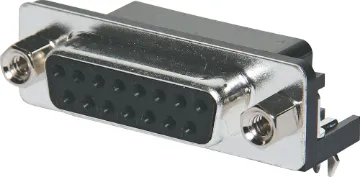 DA15 Female PCB Mount 90 Deg. OUPIIN D-Series and Flat Cable Connectors are utilised worldwide in digital and computer-based applications. They feature low contact resistance, excellent mechanical characteristics and long term reliability.