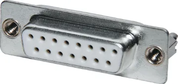 DA15 Female PCB Mount With Board Locks Fitted with PCB board locks for added strength. Oupiin Series: 7905