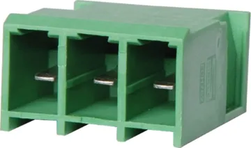3 Way 7.62mm Vert PCB Mount Pluggable Skt Vertical Mount. Rated 20A at 300V. PCB pins 1.5mm diametre. Dinkle Series ECH762V