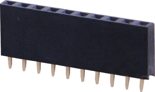 Gold Plated Contacts 2.54mm Spacing. 10 pins.