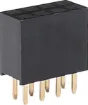 Oupiin 4 way dual row header socket for connection to secondary boards with male headers.