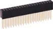 Gold Plated Contacts 2.54mm Spacing. 11mm high.