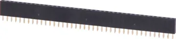40 Pin Header Socket Gold Plated Contacts 2.54mm Spacing