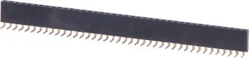 40 Pin Header 90 Degree Socket Gold Plated Contacts 2.54mm Spacing