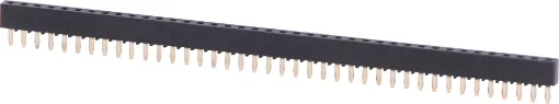 Gold plated contacts 2.54mm spacing. 5mm high.