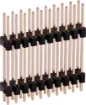 New dual row model. 2.54mm pin spacing. Gold Plated Contacts