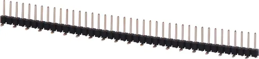 Single row model available with SMD pin types. Both have 2.54mm pin spacing. Gold Plated Contacts