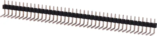 Single and dual row models available in straight or 90 deg. pin types. Both have 2.54mm pin spacing. Gold Plated Contacts