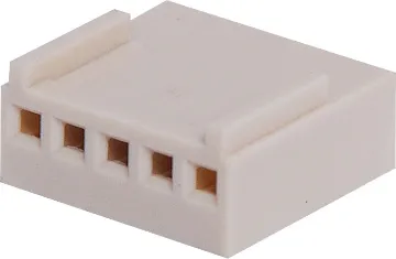 5 Way 2.54mm Crimp Housing 5 Way.
Header Plugs.
2.54mm Spacing.
Rated at 2A.