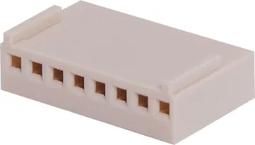 8 Way 2.54mm Crimp Housing 8 Way.
Header Plugs.
2.54mm Spacing.
Rated at 2A.