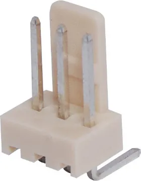 3 Way 2.54mm 90 Deg. PCB Mount Pin Header 3 Way.
PCB Mount.
90° Pins.
Rated at 3A.