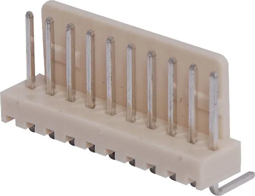 10 Way.
PCB Mount.
90° Pins.
Rated at 3A.