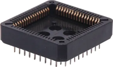 68 Pin PLCC Socket Contact Resistance: 30M Ohm Max @ DC 100mA
Insulation Resistance: 1000M Ohm Min @ DC 250V
Current Rating: 1 Amp
Dielectric Voltage: AC 500V for 1 Minute
Operating Temp: -55° to 105° C
Gold Plated Phosphor Bronze Contacts