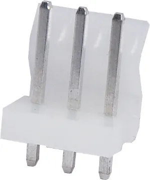 3 Way 3.96mm PCB Mount Pin Header 3 Way.
PCB Mount.
Straight Pin Header.
3.96mm Spacing.
Rated at 7A.
Includes Crimp Pins.