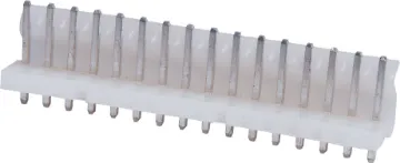 16 Way 3.96mm PCB Mount Pin Header 16 Way.
PCB Mount.
Straight Pin Header.
3.96mm Spacing.
Rated at 7A.
Includes Crimp Pins.