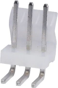 3 Way 3.96mm 90 Deg. Header 3 Way.
PCB Mount.
90 Deg. Pin Header.
3.96mm Spacing.
Rated at 7A.
Includes Crimp Pins.