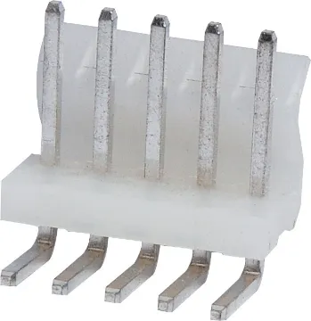 5 Way 3.96mm 90 Deg. Header 5 Way.
PCB Mount.
90 Deg. Pin Header.
3.96mm Spacing.
Rated at 7A.
Includes Crimp Pins.